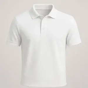 Beige Leaf Print Relaxed Fit Pique Polo T-Shirt